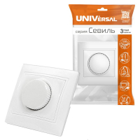 Светорегулятор СП 500Вт Севиль бел. UNIVersal С0101 ТехноИмпульс