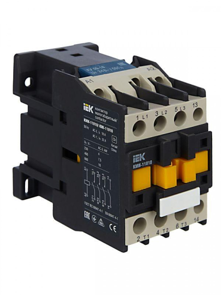 Контактор КМИ-11810 18А 24В/АС3 1НО KARAT IEK KKM11-018-024-10 ТехноИмпульс