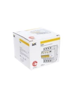 Выключатель автоматический дифференциального тока 4п C 25А 100мА тип AC 4.5кА АД-14 KARAT IEK MAD10-4-025-C-100 ТехноИмпульс