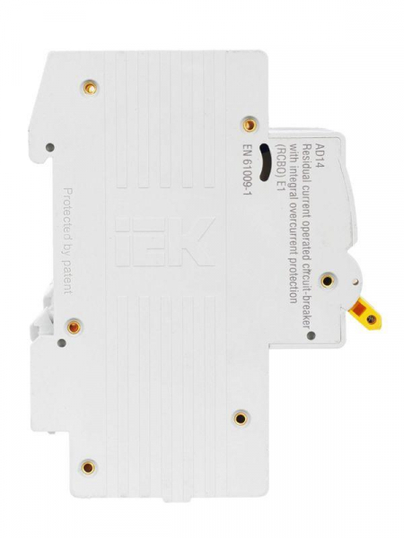 Выключатель автоматический дифференциального тока 4п C 25А 100мА тип AC 4.5кА АД-14 KARAT IEK MAD10-4-025-C-100 ТехноИмпульс