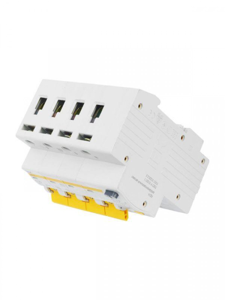 Выключатель автоматический дифференциального тока 4п C 25А 100мА тип AC 4.5кА АД-14 KARAT IEK MAD10-4-025-C-100 ТехноИмпульс