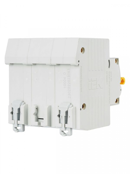 Выключатель автоматический модульный 3п D 63А 10кА ВА47-100 KARAT IEK MVA40-3-063-D ТехноИмпульс