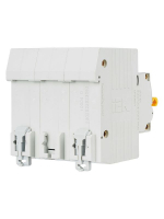 Выключатель автоматический модульный 3п D 63А 10кА ВА47-100 KARAT IEK MVA40-3-063-D ТехноИмпульс