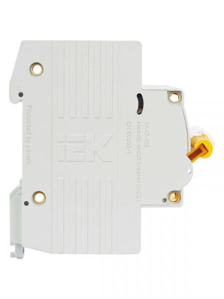 Выключатель автоматический модульный 3п D 63А 10кА ВА47-100 KARAT IEK MVA40-3-063-D ТехноИмпульс