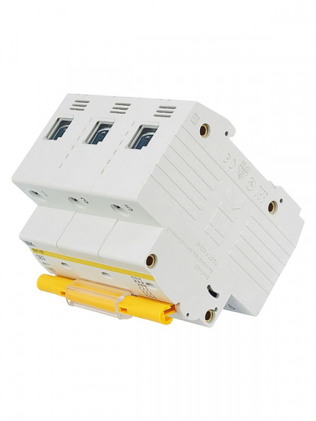 Выключатель автоматический модульный 3п D 63А 10кА ВА47-100 KARAT IEK MVA40-3-063-D ТехноИмпульс