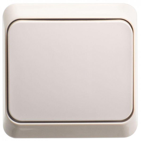 Выключатель 1-кл. ОП Этюд 10А IP20 крем. SE BA10-001K ТехноИмпульс