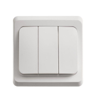 Выключатель 3-кл. СП Этюд 10А IP20 бел. SE BC10-003B ТехноИмпульс