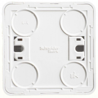 Выключатель 1-кл. ОП Этюд 10А IP20 с подсветкой бел. SE BA10-005B ТехноИмпульс