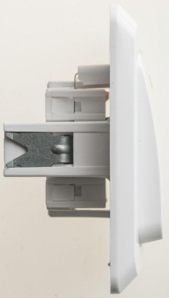 Переключатель проходной 1-кл. СП Этюд 10А IP20 с подсветкой бел. SE BC10-007B ТехноИмпульс