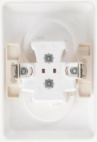 Розетка 2-м СП Этюд 16А IP20 250В без заземл. без защ. шторок бел. SE PC16-005B ТехноИмпульс