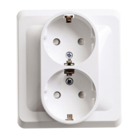 Розетка 2-м СП Этюд 16А IP20 250В с заземл. без защ. шторок бел. SE PC16-007B ТехноИмпульс