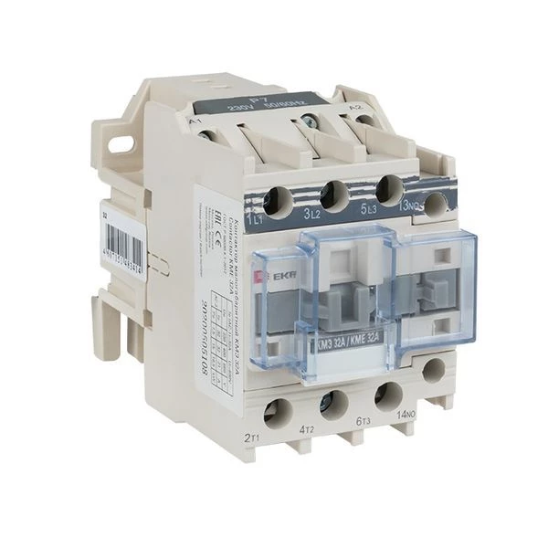 Контактор КМЭ-2 32А кат. 230В AC 1НО EKF ctr-s-32-220 ТехноИмпульс