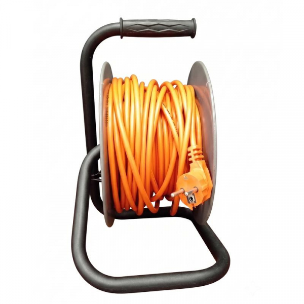 Удлинитель на катушке 4х50м с заземл. 16А IP44 ВЕМ-250 ПВС 3х2.5 термозащита UNIVersal 9634209 ТехноИмпульс