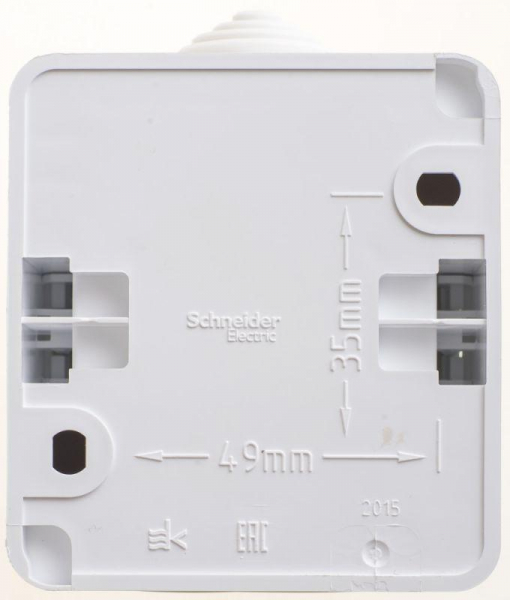 Выключатель 1-кл. ОП Этюд 10А IP44 10AX бел. SE BA10-041B ТехноИмпульс