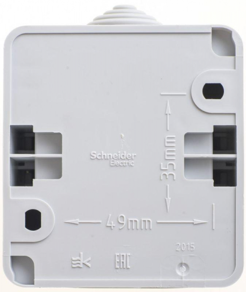 Выключатель 1-кл. ОП Этюд 10А IP44 10AX сер. SE BA10-041C ТехноИмпульс