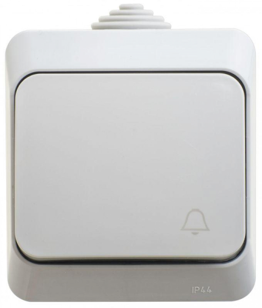 Выключатель 1-кл. ОП Этюд 10А IP44 10AX сер. SE BA10-041C ТехноИмпульс