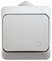 Выключатель 1-кл. ОП Этюд 10А IP44 10AX сер. SE BA10-041C ТехноИмпульс