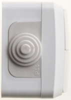 Выключатель 2-кл. ОП Этюд 10А IP44 10AX сер. SE BA10-042C ТехноИмпульс