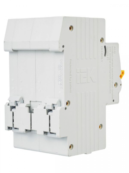 Выключатель автоматический дифференциального тока 2п C 50А 100мА тип AC 4.5кА АД-12 KARAT IEK MAD10-2-050-C-100 ТехноИмпульс