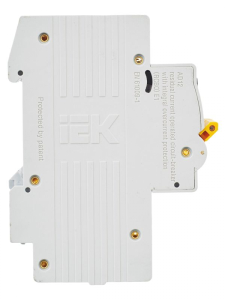 Выключатель автоматический дифференциального тока 2п C 50А 100мА тип AC 4.5кА АД-12 KARAT IEK MAD10-2-050-C-100 ТехноИмпульс