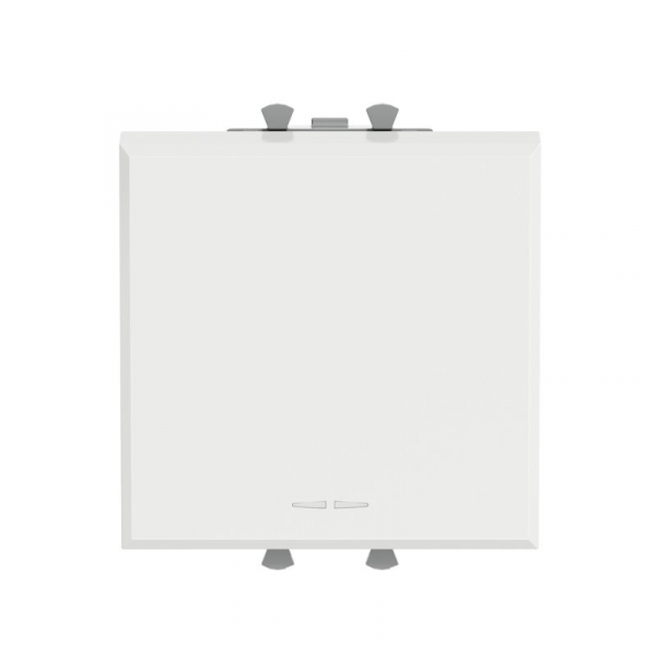 Выключатель модульный 1-кл. 2мод. Avanti "Белое облако" 16А IP20 бел. DKC 4400102 ТехноИмпульс