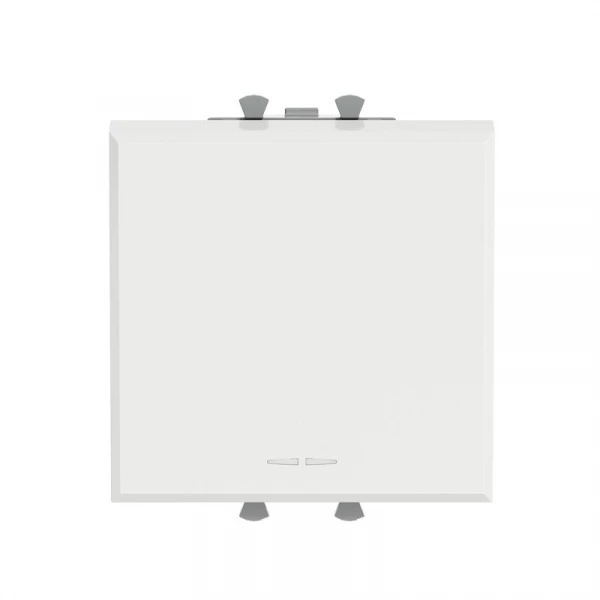 Выключатель модульный 1-кл. 2мод. Avanti "Белое облако" 16А IP20 бел. DKC 4400102 ТехноИмпульс