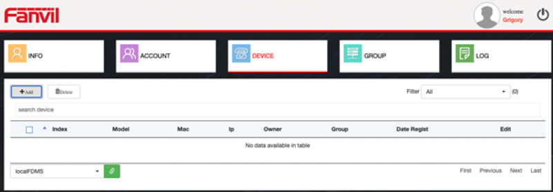 Fanvil Device Management Cloud System (FDMCS) ТехноИмпульс