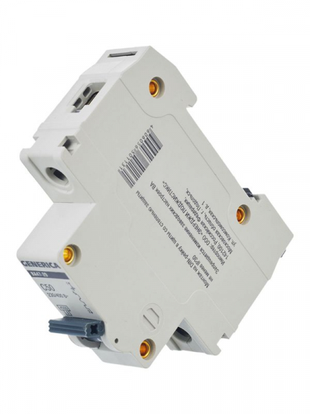 Выключатель автоматический модульный 1п C 50А 4.5кА ВА47-29 GENERICA MVA25-1-050-C ТехноИмпульс