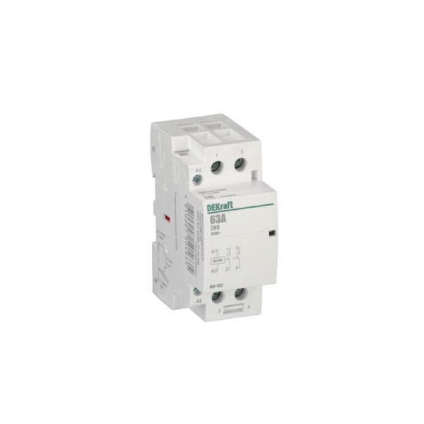 Контактор модульный МК-103 2НО 63А 230В DEKraft 18085DEK ТехноИмпульс