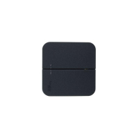 Выключатель 2-кл. ОП Blanca 10А IP20 (сх. 5) 250В с подсветкой с изолир. пластиной антрацит SE BLNVA105116 ТехноИмпульс