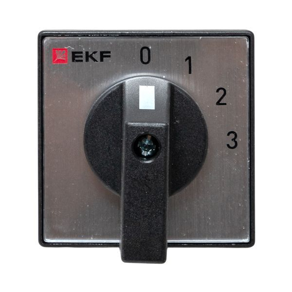 Переключатель кулачковый ПК-1-101 1п 10А "0-1-2-3" EKF pk-1-101-10 ТехноИмпульс