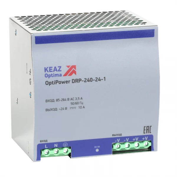 Блок питания OptiPower DRP-240-24-1 КЭАЗ 284549 ТехноИмпульс