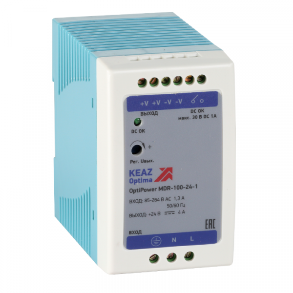 Блок питания OptiPower MDR-100-24-1 КЭАЗ 284542 ТехноИмпульс