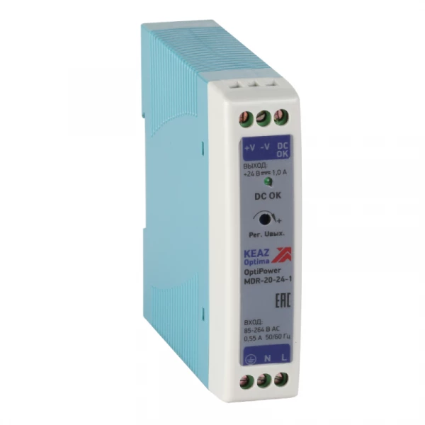 Блок питания OptiPower MDR-20-24-1 КЭАЗ 284539 ТехноИмпульс