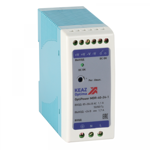 Блок питания OptiPower MDR-40-24-1 КЭАЗ 284540 ТехноИмпульс
