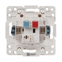 Выключатель 1-кл. Стокгольм 10А механизм бел. PROxima EKF EYV10-121-10 ТехноИмпульс