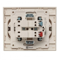 Розетка 2-м СП Стокгольм 16А IP20 с заземл. защ. шторки бел. PROxima EKF EXR16-128-10 ТехноИмпульс