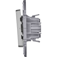 Выключатель 2-кл. Inspiria 10А IP20 250В 10AX механизм алюм. IEK 673622 ТехноИмпульс