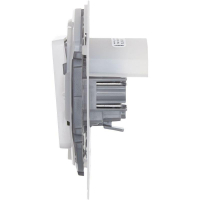 Переключатель 1-кл. Inspiria 10А IP44 250В 10AX механизм бел. IEK 673670 ТехноИмпульс