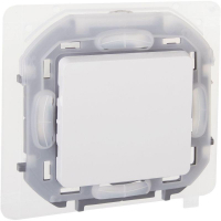 Переключатель 1-кл. Inspiria 10А IP44 250В 10AX механизм бел. IEK 673670 ТехноИмпульс