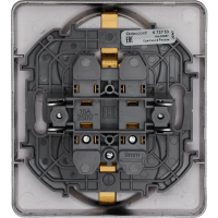 Розетка Inspiria 16А 250В 2х2P+E немецк. стандарт антрацит IEK 673753 ТехноИмпульс