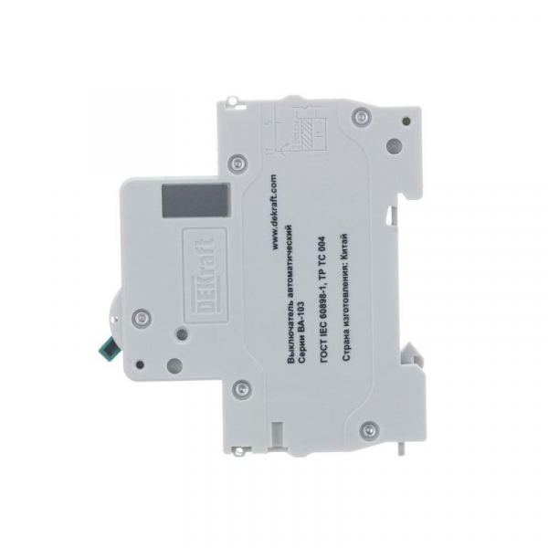 Выключатель автоматический модульный 1п C 16А 6кА ВА-103 DEKraft 12273DEK ТехноИмпульс