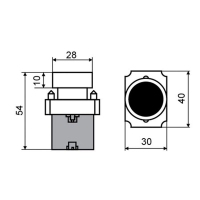 Кнопка XB2 зел. NO Rexant 36-5522 ТехноИмпульс