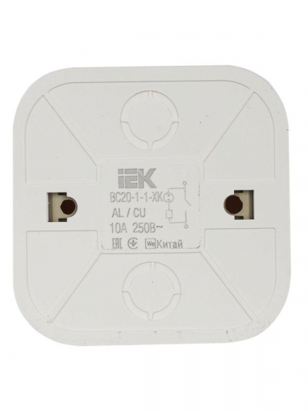 Выключатель 1-кл. ОП GLORY 10А ВС20-1-1-ХК с индикацией крем. IEK EVH11-K33-10 ТехноИмпульс