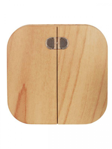 Выключатель 2-кл. ОП GLORY 10А ВС20-2-1-ХС с индикацией сосна IEK EVH21-K34-10 ТехноИмпульс