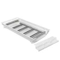 Основание силового щита Nova с DIN-рейками 48мод. IP41 PROxima EKF nv-pbase-48 ТехноИмпульс