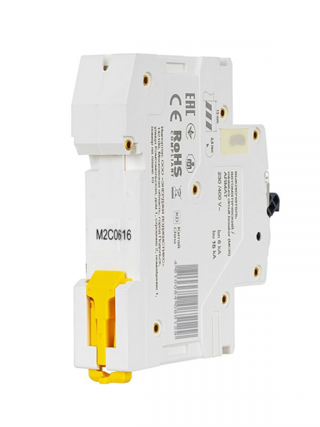 Выключатель автоматический модульный 1п C 6А M06N ARMAT IEK AR-M06N-1-C006 ТехноИмпульс