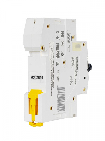 Выключатель автоматический модульный 1п C 16А M06N ARMAT IEK AR-M06N-1-C016 ТехноИмпульс