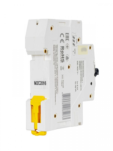 Выключатель автоматический модульный 1п C 20А M06N ARMAT IEK AR-M06N-1-C020 ТехноИмпульс