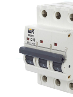 Выключатель автоматический модульный 3п C 16А M06N ARMAT IEK AR-M06N-3-C016 ТехноИмпульс